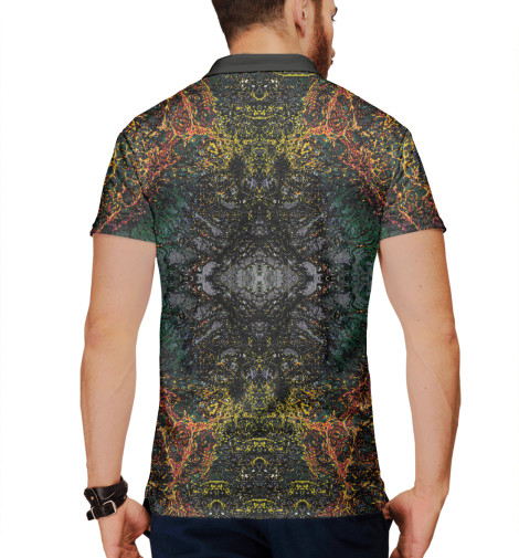 

Поло Print Bar, Белый, Psychedelic