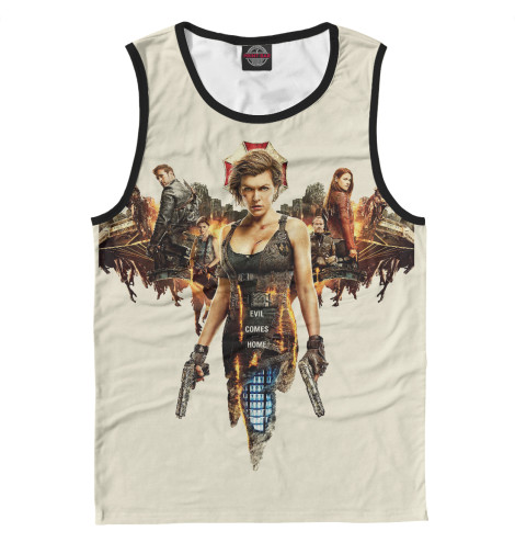 

Майки Print Bar, Белый, Обитель зла