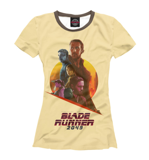 Футболка для девочек с изображением Blade runner 2049 цвета Белый