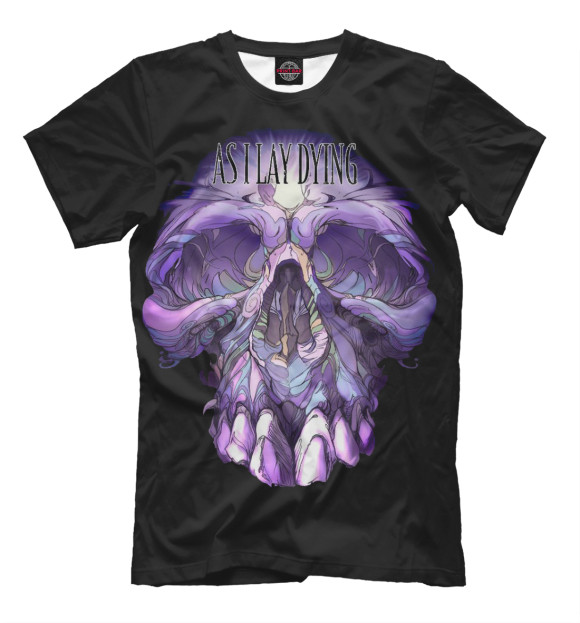 Футболка для мальчиков с притом As I Lay Dying цвета Черный Футболка для мальчиков с изображением As I Lay Dying цвета Черный