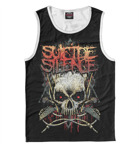 

Майки Print Bar, Белый, Suicide Silence