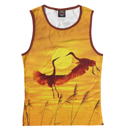 

Майки Print Bar, Белый, Журавли