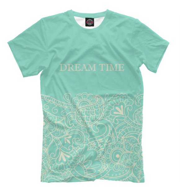 Футболка для мальчиков с изображением Dream Time цвета Серый