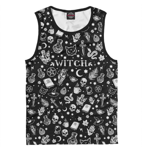 

Майки Print Bar, Белый, Witch