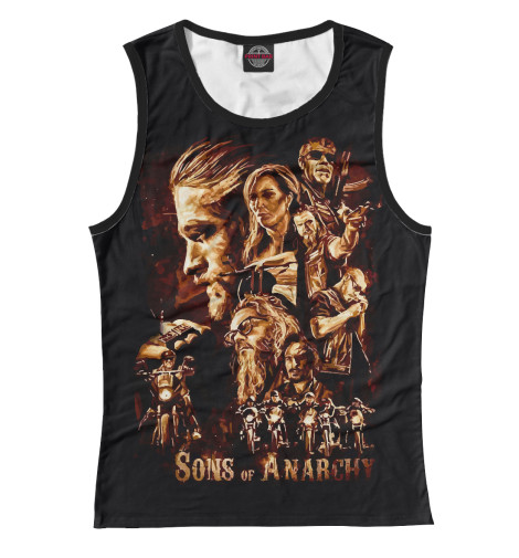 

Майки Print Bar, Белый, Сыны анархии