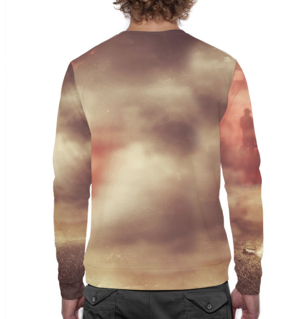 Мужской свитшот с изображением Роналдиньо цвета Белый