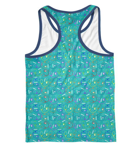 Майки борцовки Print Bar, Белый, Medical