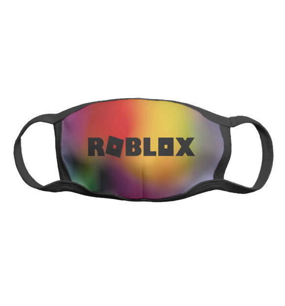 Маска тканевая с изображением ROBLOX | РОБЛОКС цвета Белый