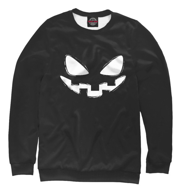 Мужской свитшот с изображением Halloween цвета Белый