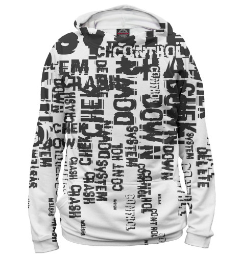 

Худи Print Bar, Белый, Crash system control