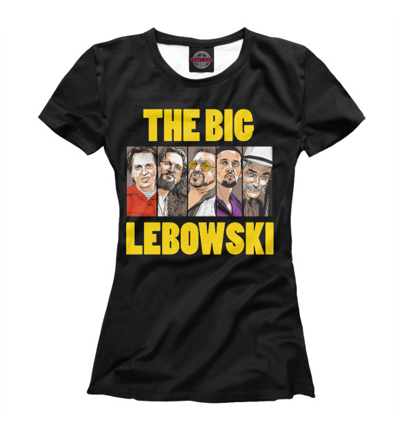 Футболка для девочек с изображением The Big Lebowski цвета Белый