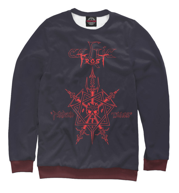 Свитшот для девочек с изображением Celtic Frost цвета Белый