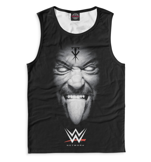 Мужская майка с изображением Гробовщик цвета Белый