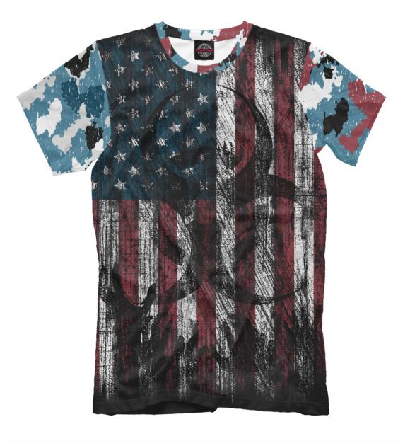 Футболка для мальчиков с изображением Biohazard цвета Молочно-белый