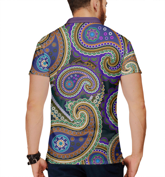 Мужское поло с притом Турецкие огурцы цвета Белый Мужское поло с изображением Турецкие огурцы цвета Белый