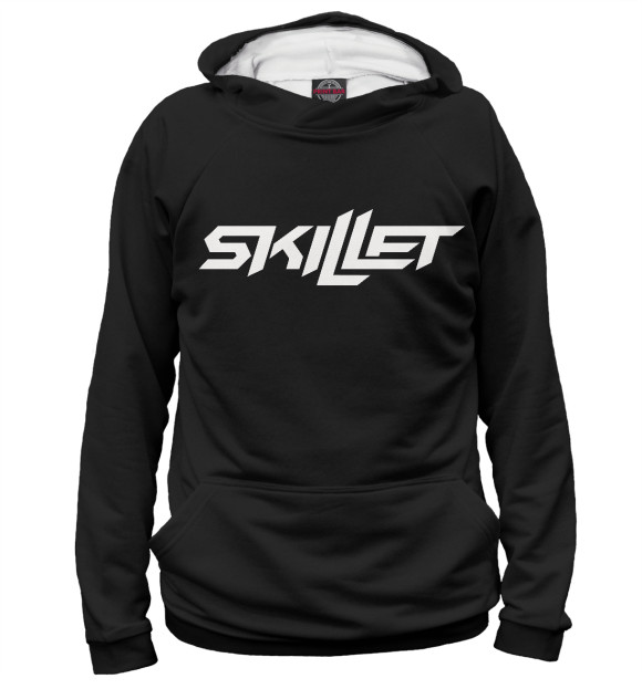 Женское худи с изображением Skillet цвета Белый