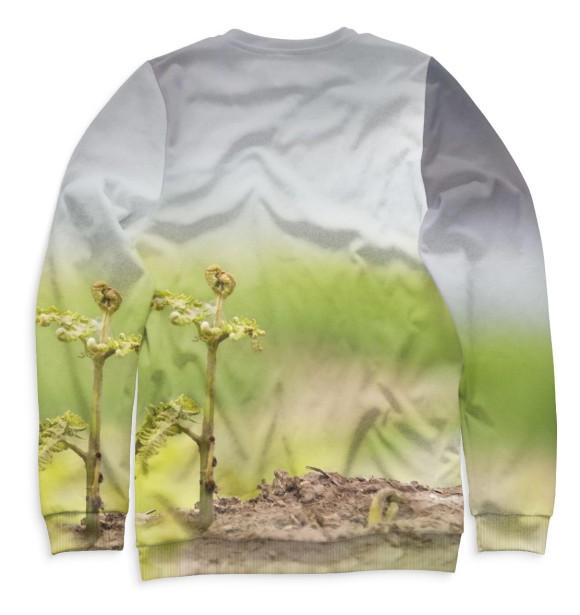 Женский свитшот с изображением Тупик цвета Белый