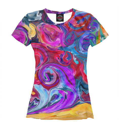 

Футболки Print Bar, Белый, Живописные краски