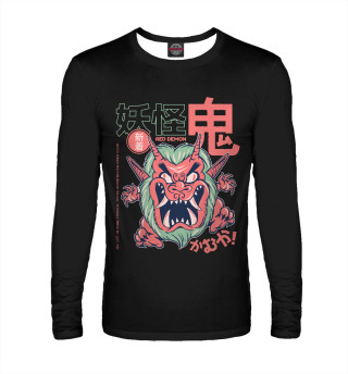 Мужской лонгслив Oni Demon Yokai