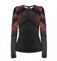 Женский лонгслив Black & Red Metal