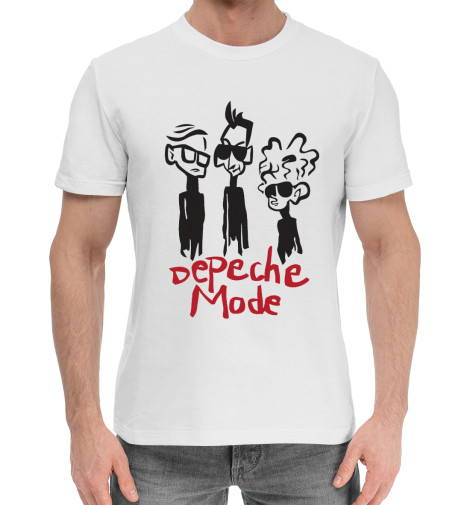 Хлопковые футболки Print Bar Depeche Mode