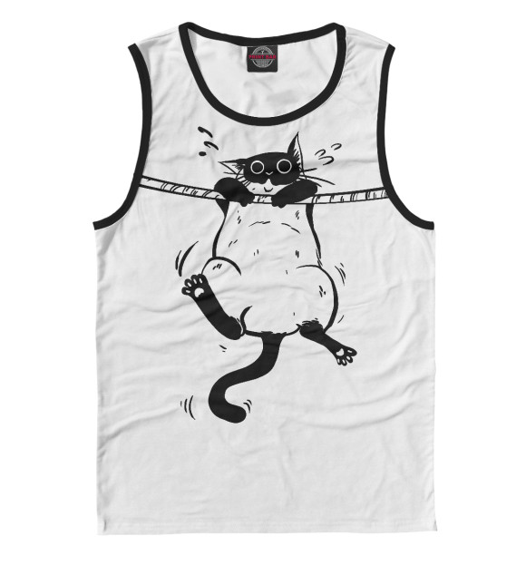 Майка для мальчика с изображением Help цвета Белый