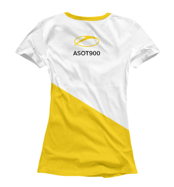 Женская футболка с изображением ASOT 900 цвета Белый