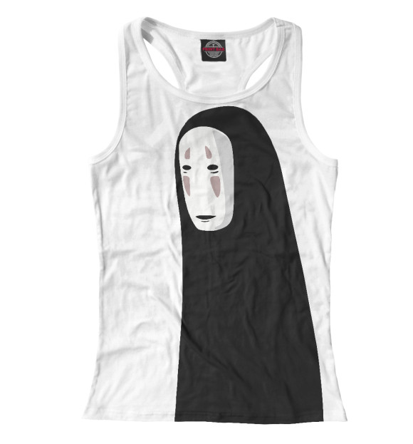 Женская майка-борцовка с изображением Унесенные призраками цвета Белый