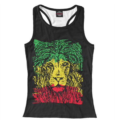 

Майки борцовки Print Bar, Белый, Rasta Lion