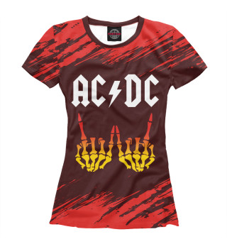 Женская футболка AC DC