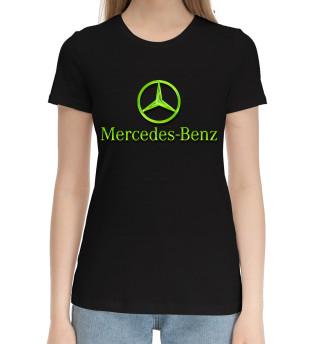 Хлопковая футболка для девочек Mercedes-Benz