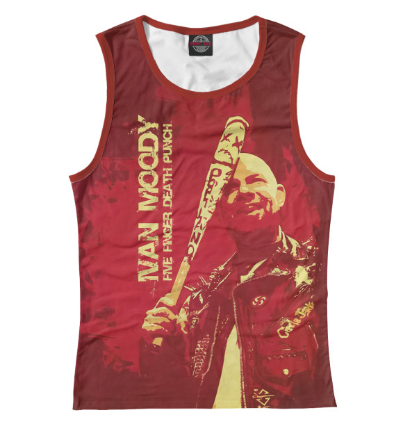 Майка для девочки с изображением Five Finger Death Punch цвета Белый