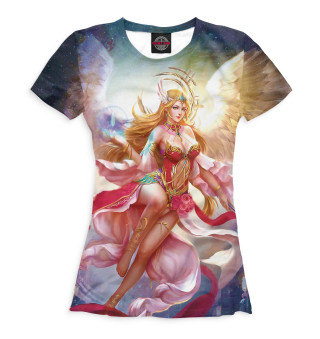 Женская футболка Ангел
