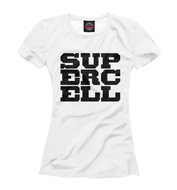 Женская футболка с изображением Разработчик Supercell цвета Белый