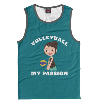 Майка для мальчика Волейбол моя страсть