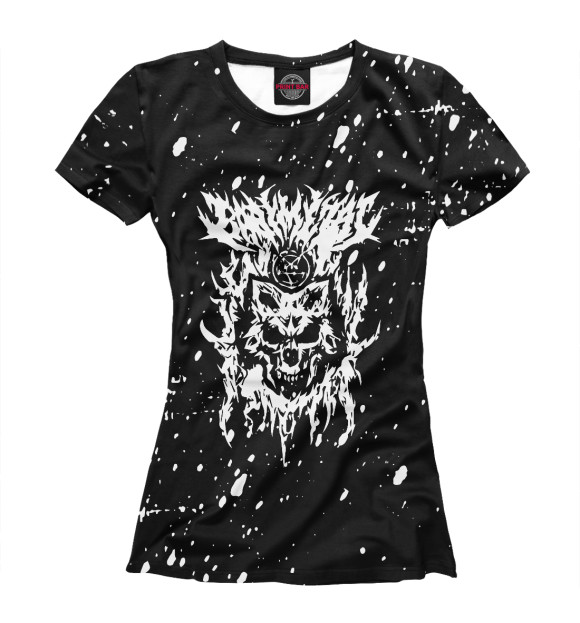 Футболка для девочек с изображением BABYMETAL цвета Белый