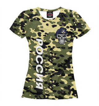 Женская футболка Армия