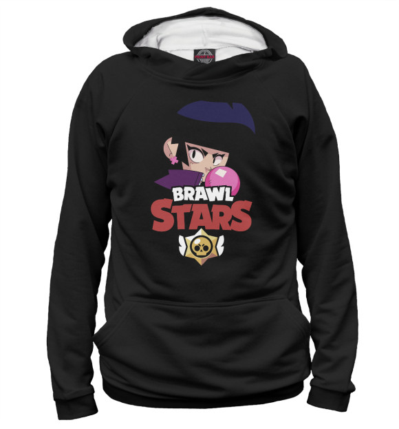 Женское худи с изображением Brawl Stars Bibi цвета Белый