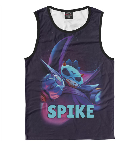 Майка для мальчика с изображением Темный Лорд Спайк цвета Белый