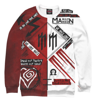 Мужской свитшот Marilyn Manson Logo