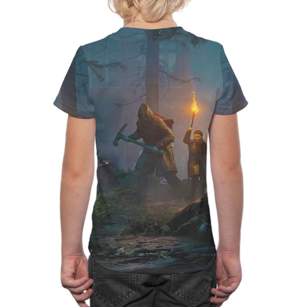 Футболка для мальчиков с изображением The Last of Us цвета Белый