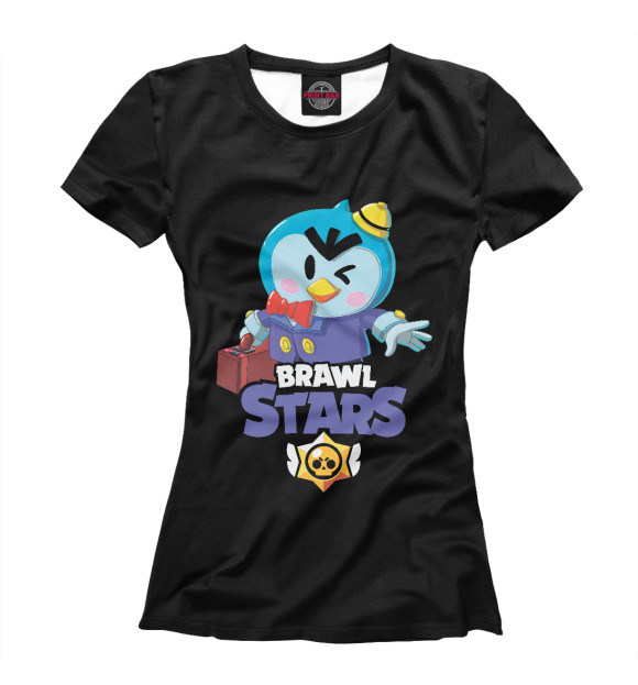 Женская футболка с изображением Brawl Stars MR.R цвета Белый