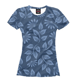 Женская футболка Узор из цветов