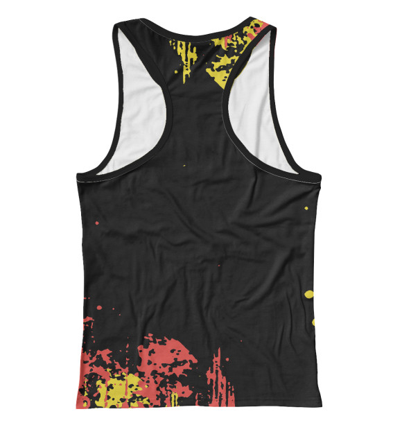 Женская майка-борцовка с изображением Nirvana цвета Белый