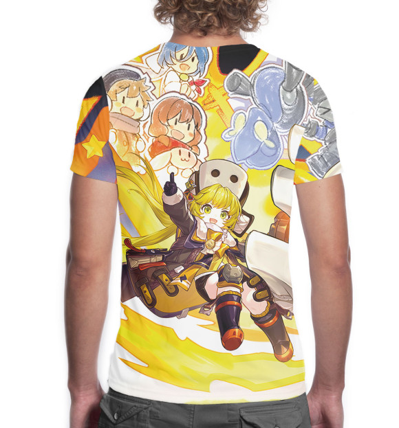 Мужская футболка с изображением Хук цвета Белый