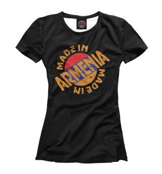 Женская футболка Сделано в Армении