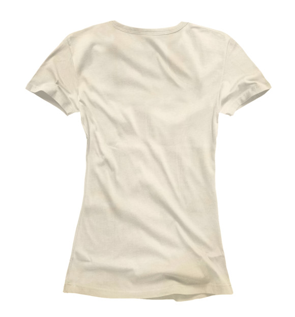 Женская футболка с изображением Bull Terrier Artwork Painti цвета Белый