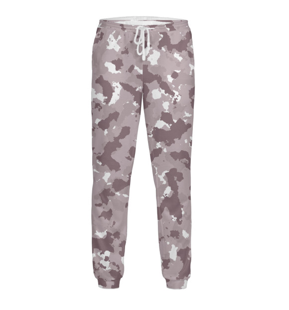 Мужские спортивные штаны с изображением Ветеран Апокалипсиса цвета Белый