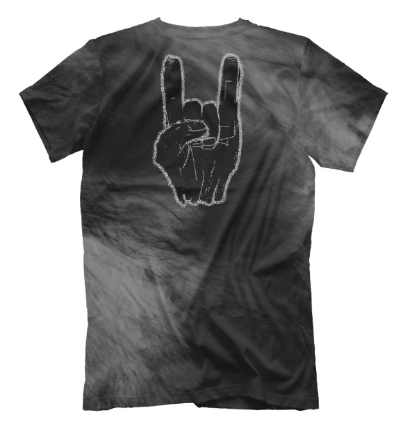 Мужская футболка с изображением Группа Black Sabbath цвета Белый