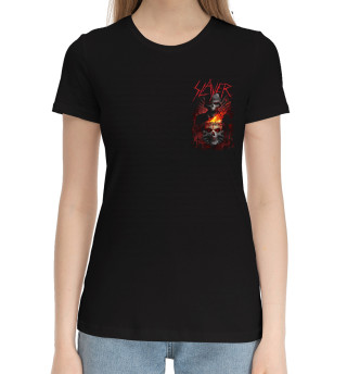 Хлопковая футболка для девочек Slayer